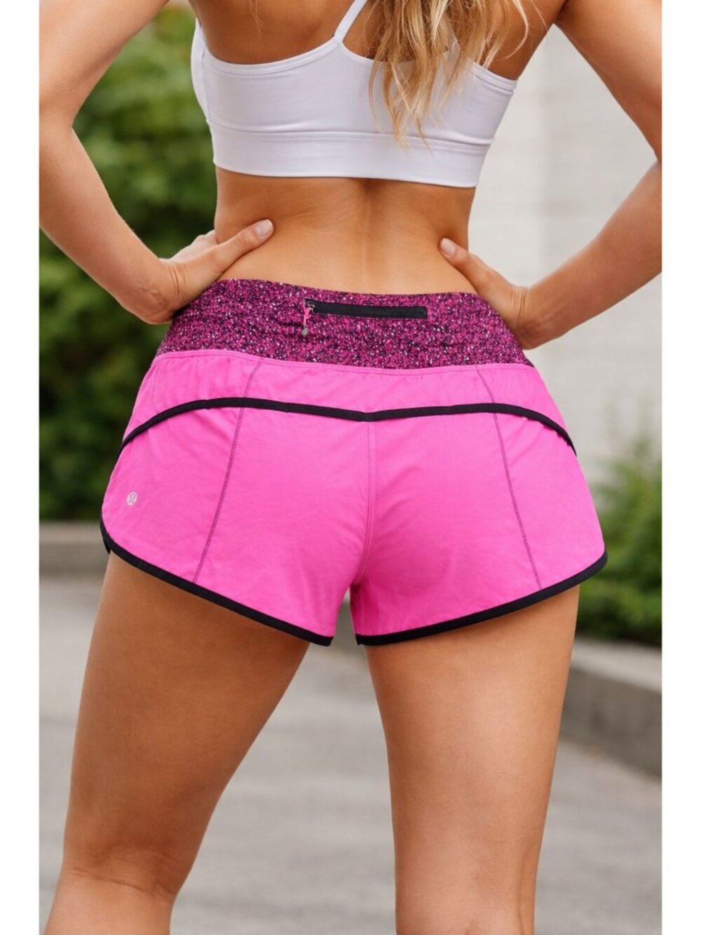 Lululemon Run Speed Shorts size 6 Raspberry Glo Light Athletic - Picture 4 of 8